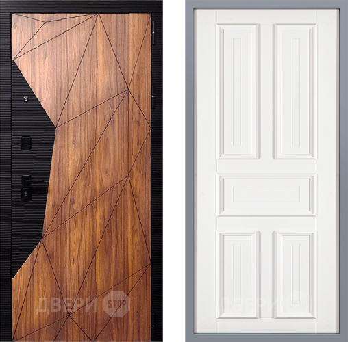 Дверь Заводские двери Морра Уругвай Белый софт в Ногинск