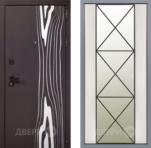 Дверь Заводские двери Леванте Зеркало Перфекто Структурное дерево в Ногинск