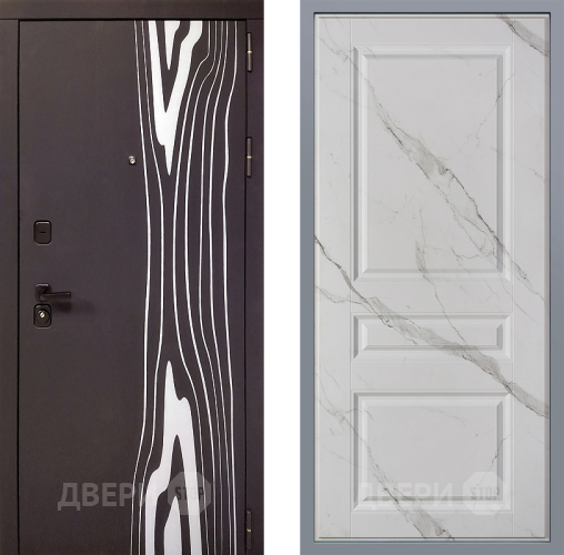 Дверь Заводские двери Леванте Стокгольм Мрамор белый в Ногинск