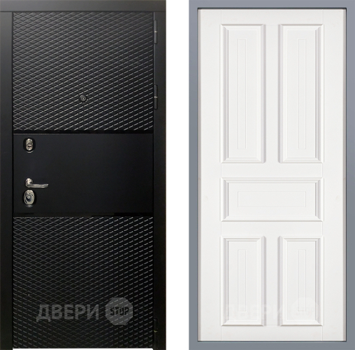 Дверь Заводские двери Тефлон Уругвай Белый софт в Ногинск