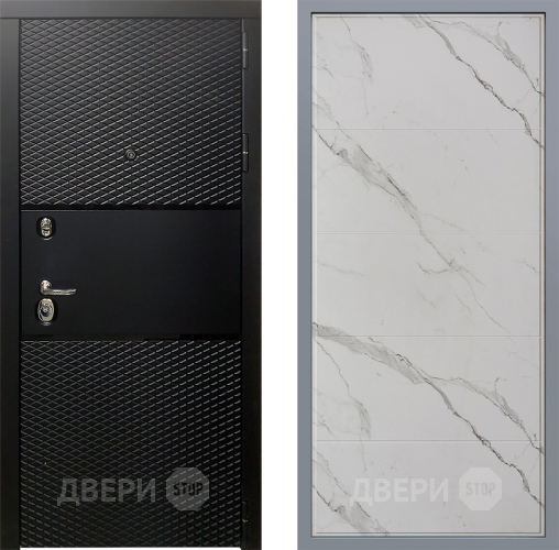 Дверь Заводские двери Тефлон Тривия Мрамор белый в Ногинск