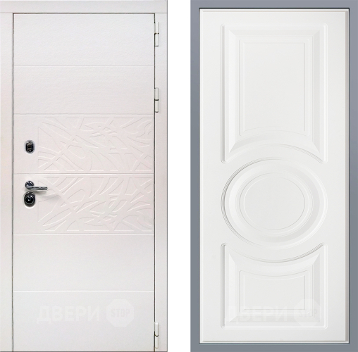 Дверь Заводские двери Дэко Вайт Неаполь Лофт белый в Ногинск