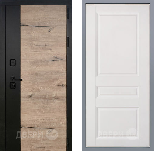 Дверь Заводские двери Ларте Стокгольм Белый софт в Ногинск