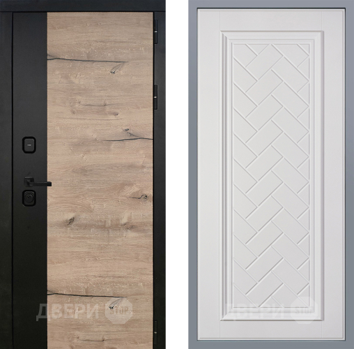 Дверь Заводские двери Ларте Упра Белый софт в Ногинск