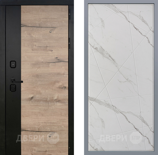 Дверь Заводские двери Ларте Флитта Мрамор белый в Ногинск