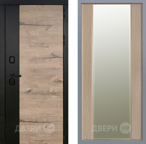 Дверь Заводские двери Ларте Зеркало Макси Беленый дуб в Ногинск