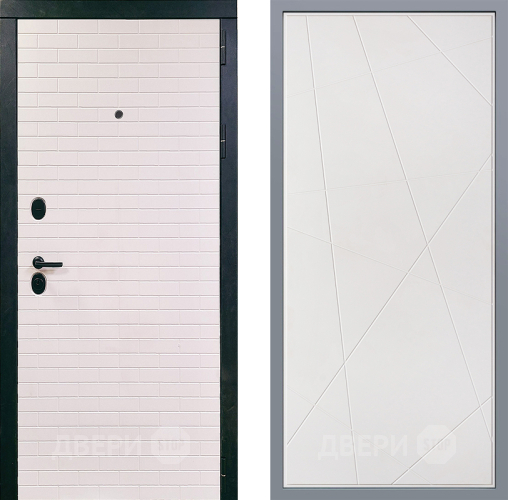 Дверь Заводские двери Сохо Флитта Белый софт в Ногинск