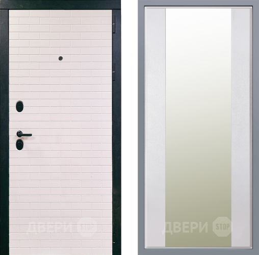 Дверь Заводские двери Сохо Зеркало Макси Белый шелк в Ногинск