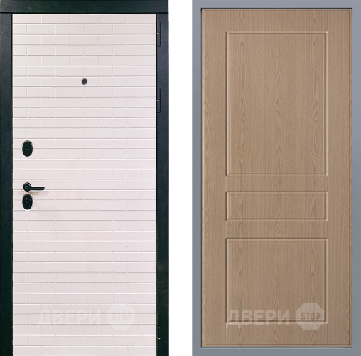 Дверь Заводские двери Сохо К-2 Беленый дуб в Ногинск