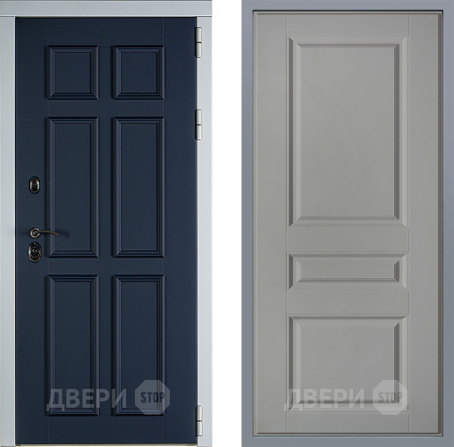 Дверь Заводские двери Стокгольм Стокгольм Грей софт в Ногинск