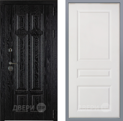 Дверь Заводские двери Мюнхен Стокгольм Белый софт в Ногинск