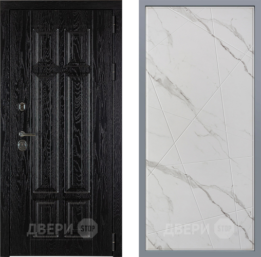 Дверь Заводские двери Мюнхен Флитта Мрамор белый в Ногинск