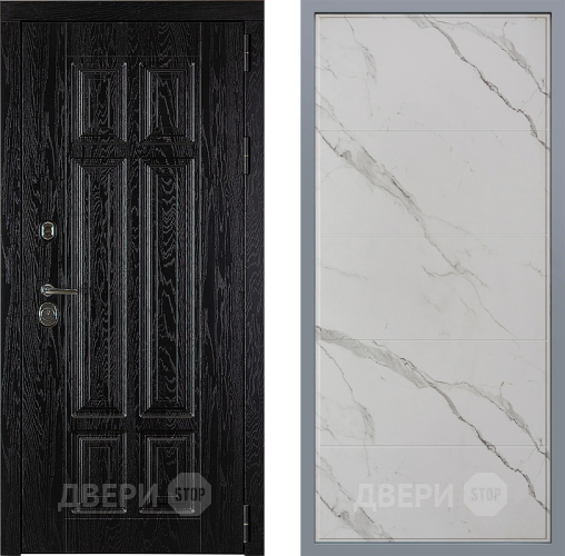 Дверь Заводские двери Мюнхен Тривия Мрамор белый в Ногинск