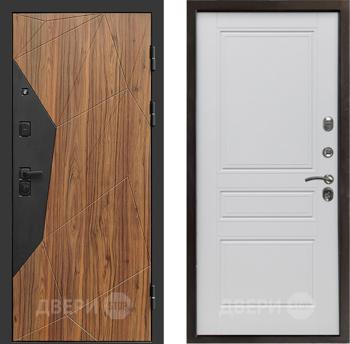 Входная металлическая Дверь Престиж Avangard Классика Белый матовый в Ногинск