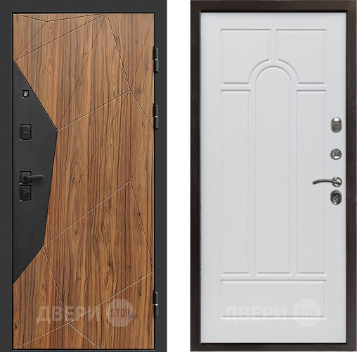 Входная металлическая Дверь Престиж Avangard Арка Белое дерево в Ногинск