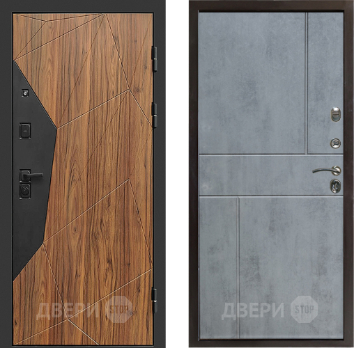 Входная металлическая Дверь Престиж Avangard Горизонт Бетон темный в Ногинск