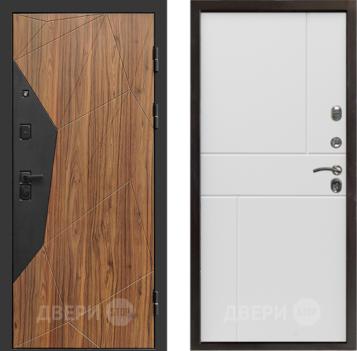 Входная металлическая Дверь Престиж Avangard Горизонт Бетон белый в Ногинск