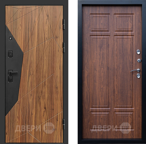 Входная металлическая Дверь Престиж Avangard Премиум Орех темный в Ногинск