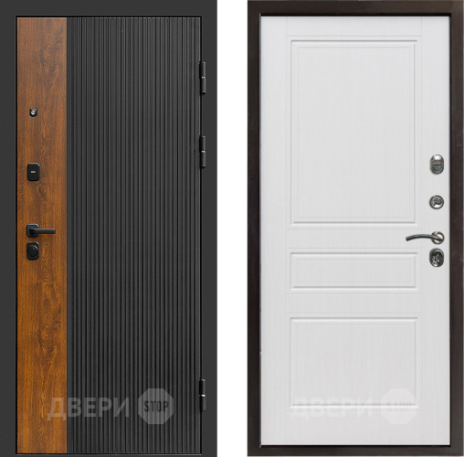 Входная металлическая Дверь Престиж Prestizh Классика Белое дерево в Ногинск