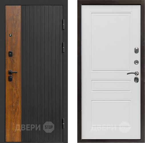 Входная металлическая Дверь Престиж Prestizh Классика Лиственница белая в Ногинск