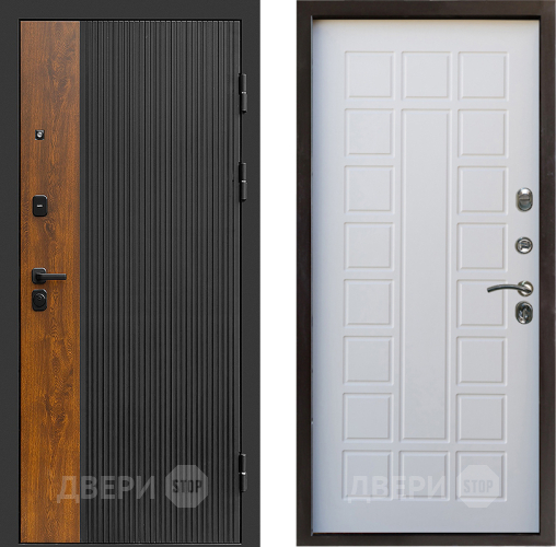 Входная металлическая Дверь Престиж Prestizh Престиж Белое дерево в Ногинск