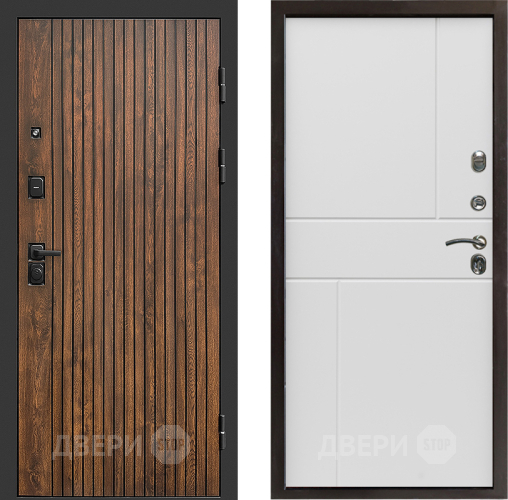 Входная металлическая Дверь Престиж Tvist Горизонт Бетон белый в Ногинск