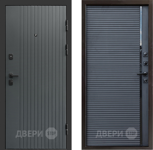 Входная металлическая Дверь Престиж Tvist Grey Porte Черный кварц в Ногинск
