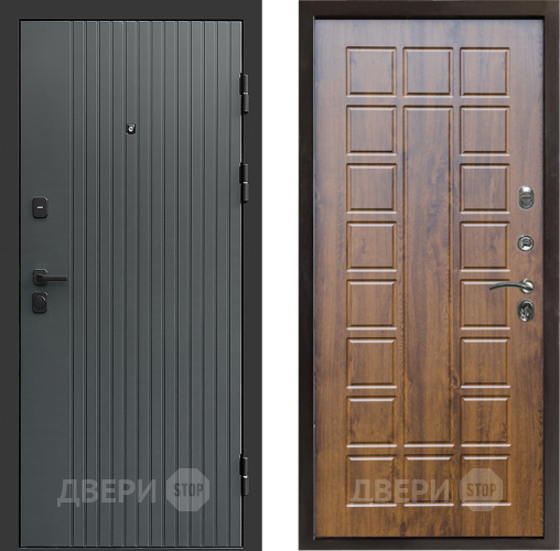 Входная металлическая Дверь Престиж Tvist Grey Престиж Дуб в Ногинск