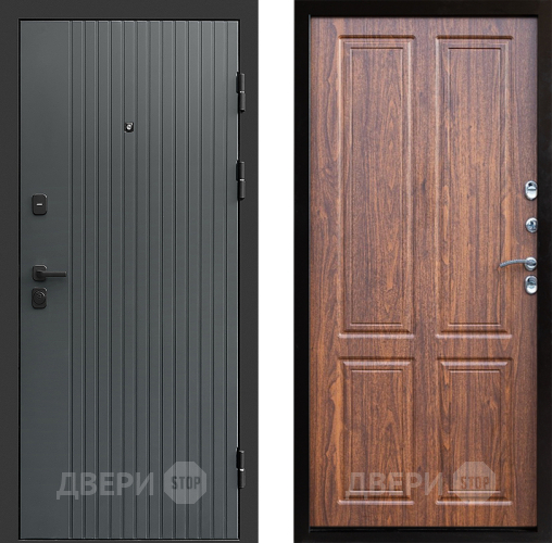 Входная металлическая Дверь Престиж Tvist Grey Премиум Орех светлый в Ногинск