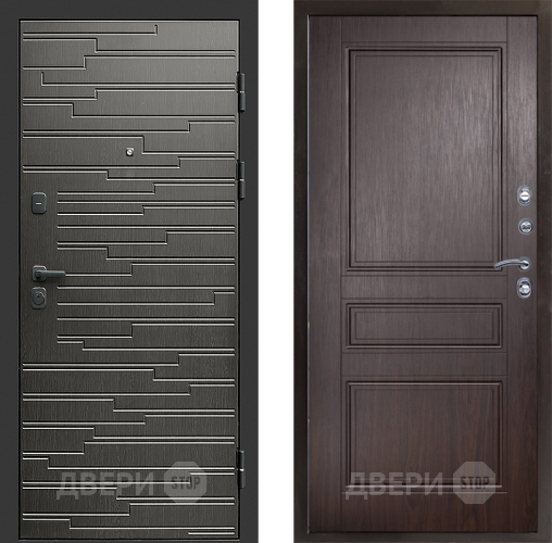 Входная металлическая Дверь Престиж Rivera Классика Венге в Ногинск