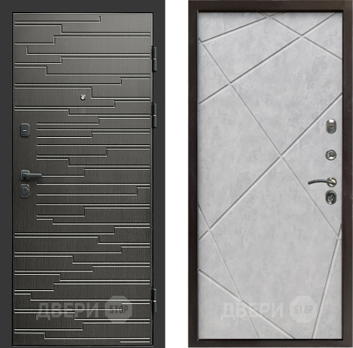 Дверь Престиж Rivera Лучи Бетон светлый в Ногинск