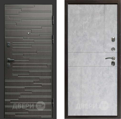 Входная металлическая Дверь Престиж Rivera Горизонт Бетон светлый в Ногинск