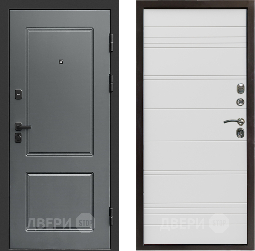 Входная металлическая Дверь Престиж Verona Line Белый в Ногинск