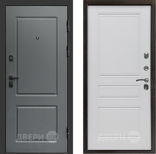 Входная металлическая Дверь Престиж Verona Классика Белый матовый в Ногинск