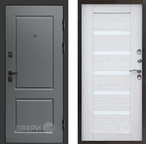 Входная металлическая Дверь Престиж Verona Царга Лиственница белая в Ногинск