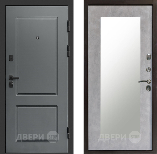 Дверь Престиж Verona Зеркло Пастораль Бетон светлый в Ногинск