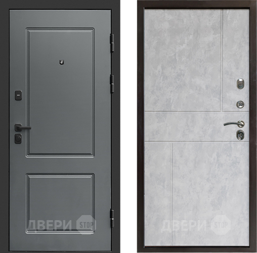 Входная металлическая Дверь Престиж Verona Горизонт Бетон светлый в Ногинск