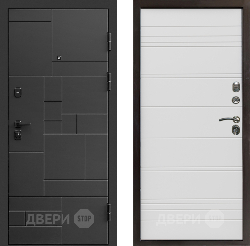 Дверь Престиж Kvadro Line Белый в Ногинск