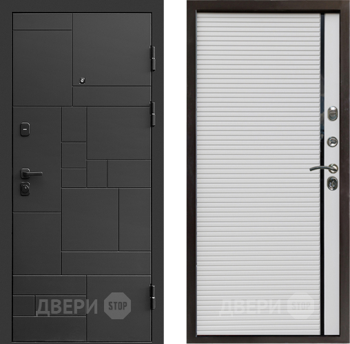 Входная металлическая Дверь Престиж Kvadro Porte Белый в Ногинск