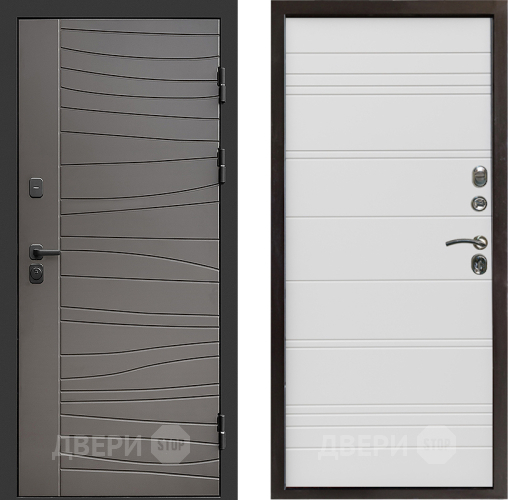 Входная металлическая Дверь Престиж Siciliya Line Белый в Ногинск