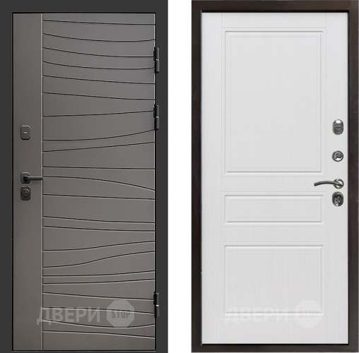 Входная металлическая Дверь Престиж Siciliya Классика Белое дерево в Ногинск