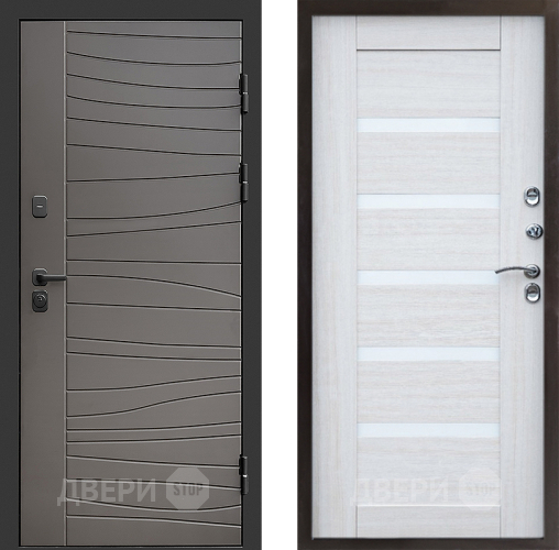 Входная металлическая Дверь Престиж Siciliya Царга Лиственница белая в Ногинск