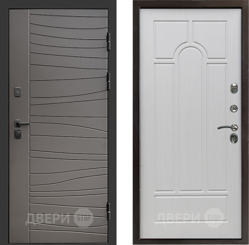 Входная металлическая Дверь Престиж Siciliya Арка Лиственница белая в Ногинск