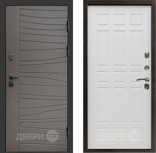 Входная металлическая Дверь Престиж Siciliya Спарта Лиственница белая в Ногинск