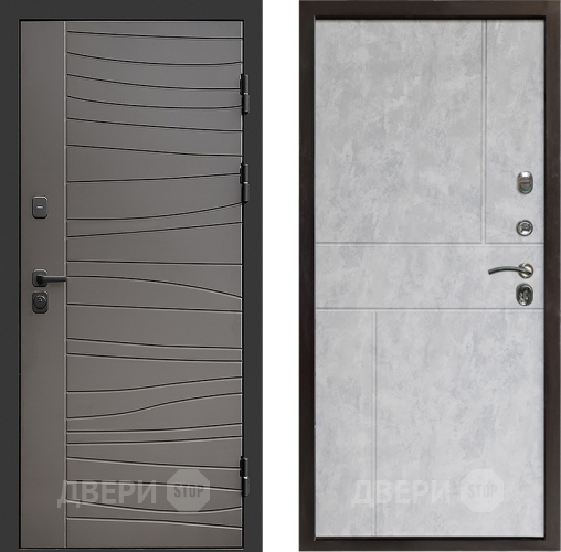 Дверь Престиж Siciliya Горизонт Бетон светлый в Ногинск