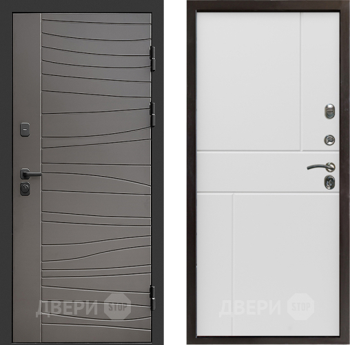 Входная металлическая Дверь Престиж Siciliya Горизонт Бетон белый в Ногинск