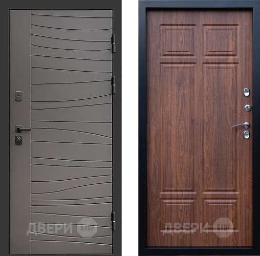 Входная металлическая Дверь Престиж Siciliya Премиум Орех темный в Ногинск