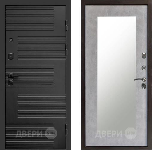 Дверь Престиж Favorit Зеркло Пастораль Бетон светлый в Ногинск