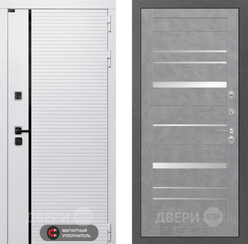 Входная металлическая Дверь Лабиринт (LABIRINT) Royal 20 Бетон светлый в Ногинск