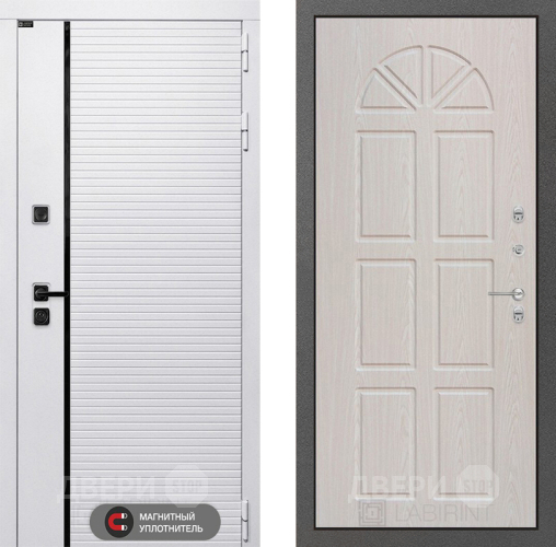 Входная металлическая Дверь Лабиринт (LABIRINT) Royal 15 VINORIT Алмон 25 в Ногинск